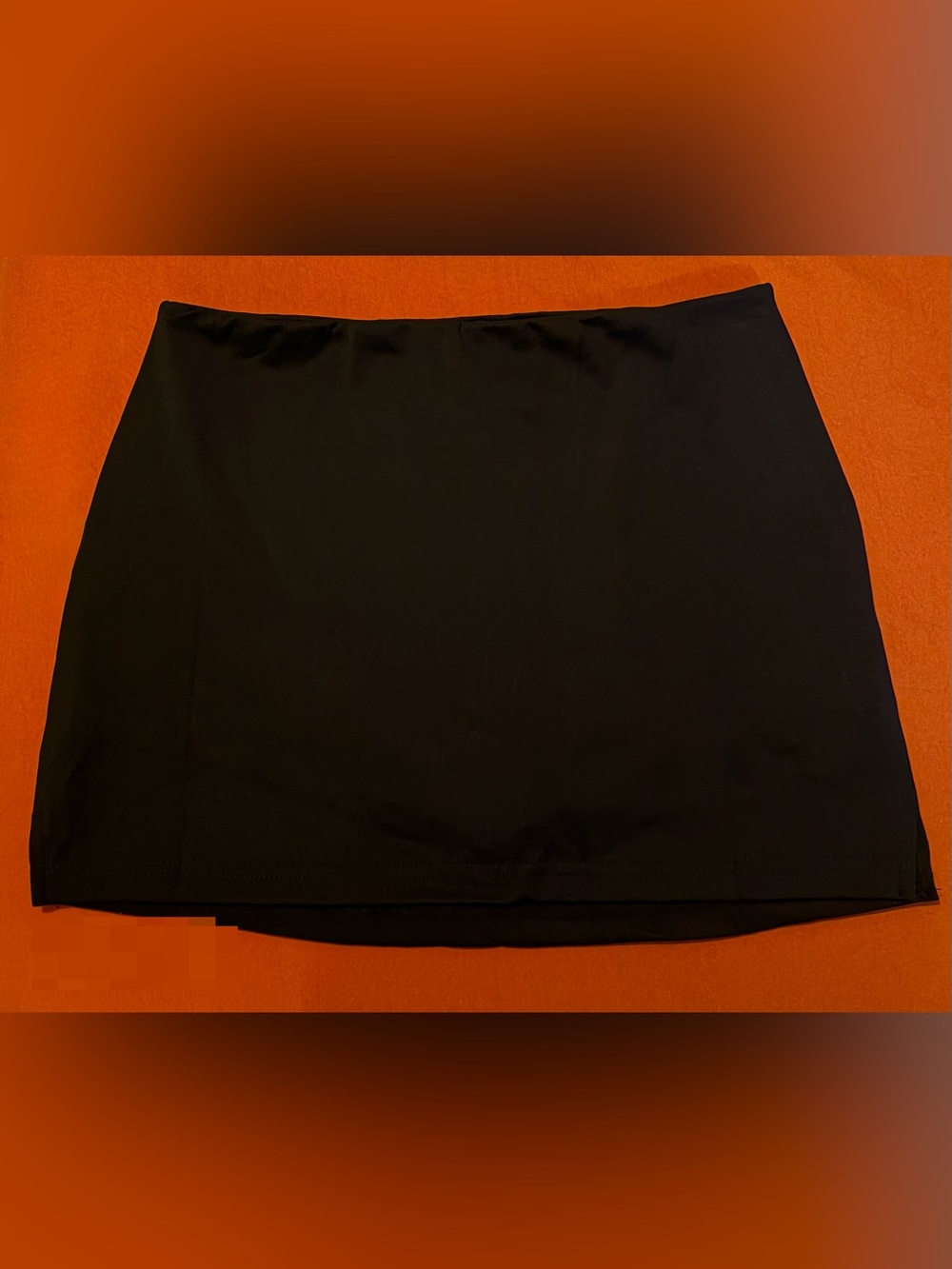 Classic Black Mini Pencil Skirt with Built-in Shorts